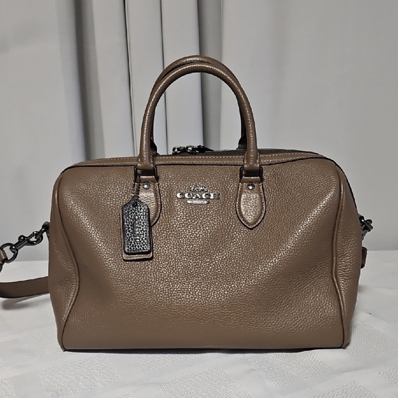 Coach Large Rowan, Dark Stone - Picture 1 of 12